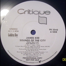 James Kee - Sounds Of The City (1987) [12"]