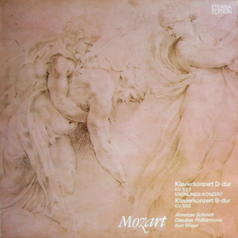 Wolfgang Amadeus Mozart, Annerose Schmidt, Dresdner Philharmonie, Kurt Masur - Klavierkonzert D-dur KV 537 (Krönungs-Konzert), Klavierkonzert B-dur KV 595 (1974) [1LP]