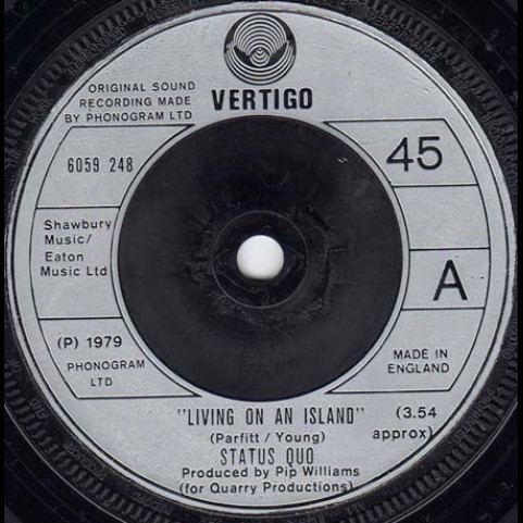 Status Quo - Living On An Island (1979) [7"]