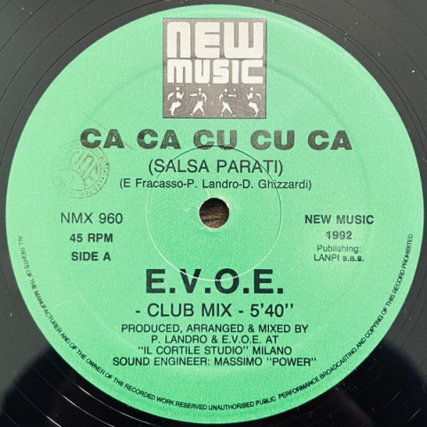 E.V.O.E. - Cacacucuca (Salsa Para Ti) (1992) [12"]