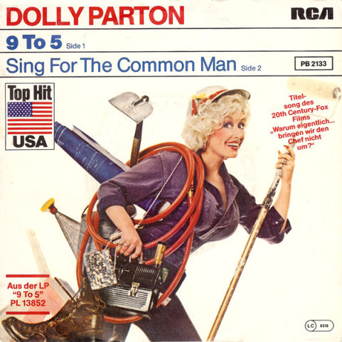 Dolly Parton - 9 To 5 (1980) [7"]