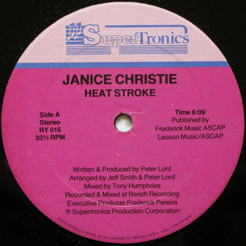 Janice Christie - Heat Stroke (1986) [12"]