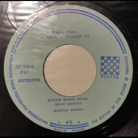 Zsuzsa Koncz - Végre, Végre / Zöldszemű Srác (1970) [7"]