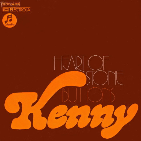 Tony Kenny - Heart Of Stone (1973) [7"]