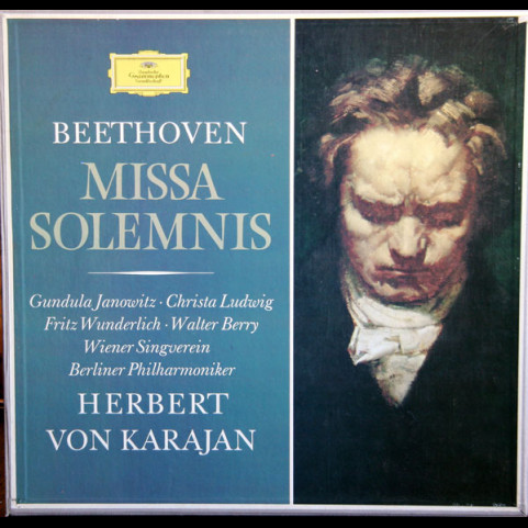 Ludwig van Beethoven, Gundula Janowitz · Christa Ludwig, Fritz Wunderlich · Walter Berry, Wiener Singverein, Berliner Philharmoniker, Herbert von Karajan - Missa Solemnis (1966) [2LP] BOXSET
