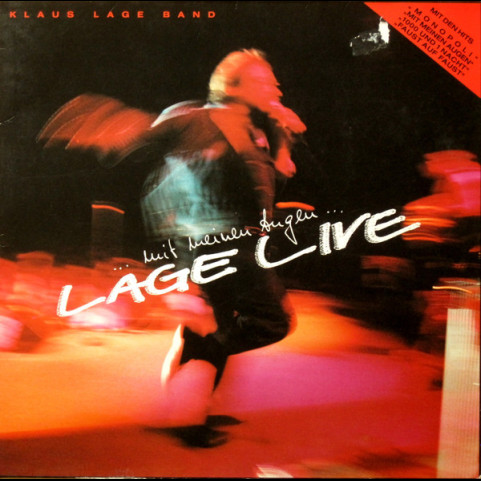 Klaus Lage Band - Mit Meinen Augen - Lage Live (1986) [1LP]