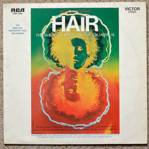 Various - Hair - The Original Broadway Cast Recording (1968) [1LP]