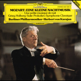 Wolfgang Amadeus Mozart, Edvard Grieg, Sergei Prokofiev, Berliner Philharmoniker, Herbert von Karajan - Eine Kleine Nachtmusik / Holberg-Suite / Symphonie Classique (1984) [1CD]