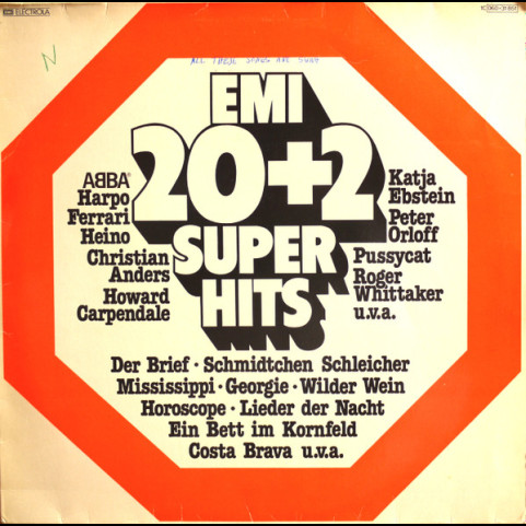 Various - 20 + 2 EMI Superhits (1976) [1LP]
