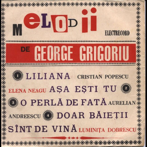 George Grigoriu - Melodii De George Grigoriu (1967) [7"]