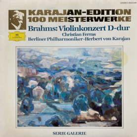 Johannes Brahms, Christian Ferras, Berliner Philharmoniker, Herbert von Karajan - Violinkonzert D-Dur (1982) [1LP]