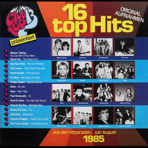 Various - 16 Top Hits - Aus Den Hitparaden: Juli / August 1985 (1985) [1LP]