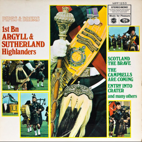 Argyll And Sutherland Highlanders, The - Pipes & Drums (1968) [1LP]
