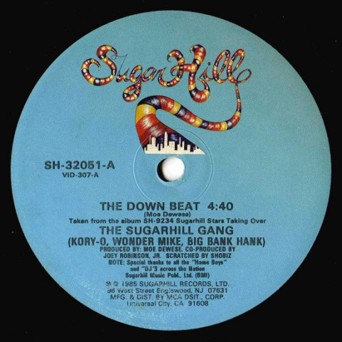 Sugarhill Gang - The Down Beat (1985) [12"]