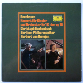 Ludwig van Beethoven - Christoph Eschenbach - Berliner Philharmoniker · Herbert von Karajan - Konzert Für Klavier Und Orchester Nr. 1 C-dur Op. 15 (1967) [1LP]