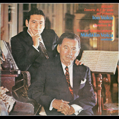Wolfgang Amadeus Mozart / Franz Schubert - Ion Voicu Conductor : Mădălin Voicu - Orchestra de cameră din București - Concerto No.5 For Violin And Orchestra / Symphony No.5 (1988) [1LP]
