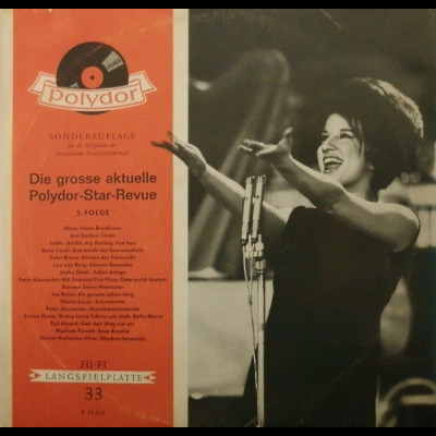 Various - Die Grosse Aktuelle Polydor-Star-Revue - 5. Folge (1963) [1LP]