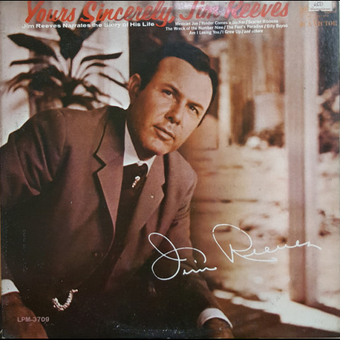 Jim Reeves - Yours Sincerely, Jim Reeves (1966) [1LP]