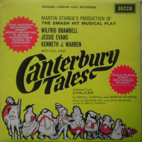 Richard Hill, Johnny Hawkins, Nevill Coghill - Canterbury Tales (1968) [1LP]