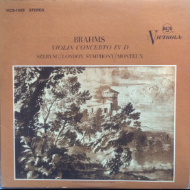 Johannes Brahms - Henryk Szeryng, Pierre Monteux, London Symphony Orchestra - Violin Concerto In D (1963) [1LP]