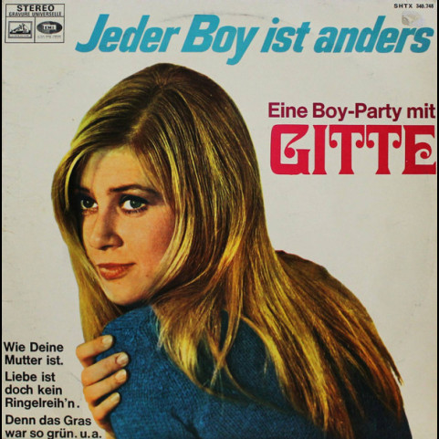 Gitte Hænning - Jeder Boy Ist Anders - Eine Boy-Party Mit Gitte (1968) [1LP]