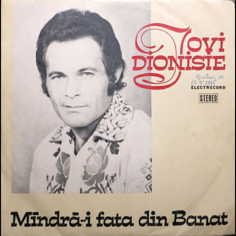 Iovi Dionisie - Mîndră-i Fata Din Banat (1983) [1LP]