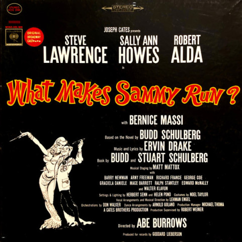 Ervin Drake / Featuring Steve Lawrence (2), Sally Ann Howes, Robert Alda With Bernice Massi Presented By Joseph Cates - What Makes Sammy Run? (1964) [1LP]