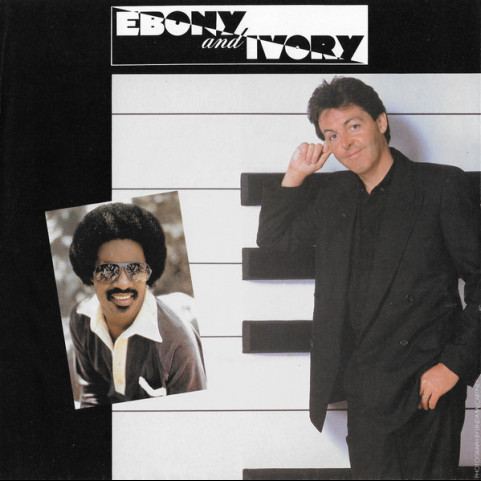 Paul McCartney - Ebony And Ivory (1982) [7"]