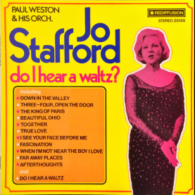 Jo Stafford With Paul Weston And His Orchestra - Do I Hear A Waltz? (1973) [1LP]