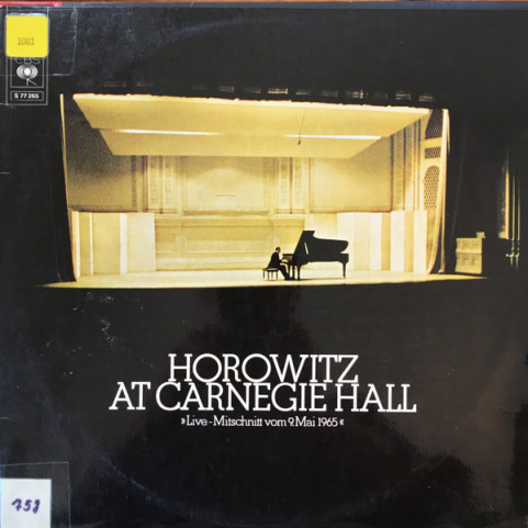 Vladimir Horowitz - Horowitz At Carnegie Hall 