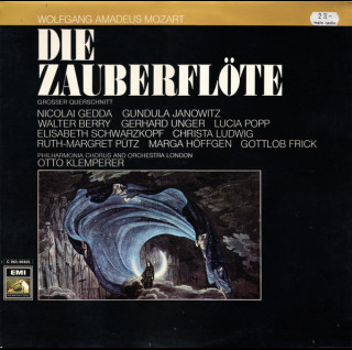 Wolfgang Amadeus Mozart - Die Zauberflöte (Grosser Querschnitt) [1LP]