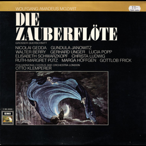 Wolfgang Amadeus Mozart - Die Zauberflöte (Grosser Querschnitt) [1LP]