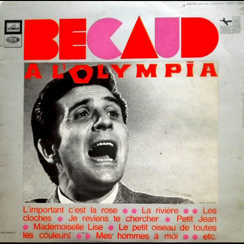 Gilbert Bécaud - Bécaud À L'Olympia [1LP]