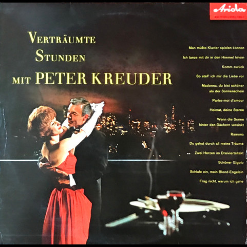 Peter Kreuder - Vertraumte Stunden Mit Peter Kreuder (1964) [1LP]