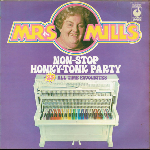 Mrs. Mills - Non-Stop Honky Tonk Party (1973) [1LP]