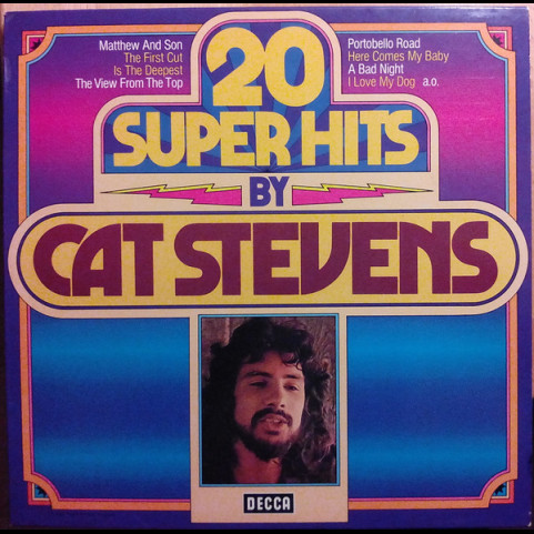 Cat Stevens - 20 Super Hits By Cat Stevens (1975) [1LP]
