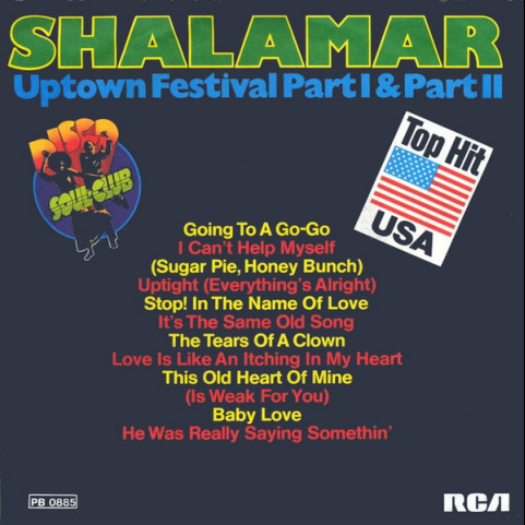 Shalamar - Uptown Festival Part I & Part II (1977) [7"]