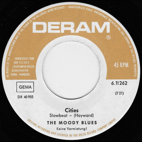Moody Blues, The - Nights In White Satin / Cities [7"]
