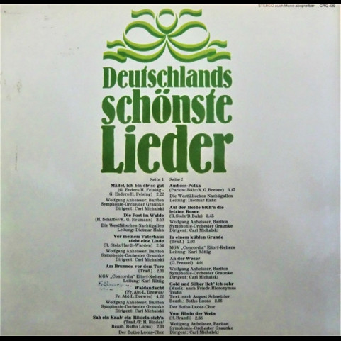 Various - Deutschlands Schönste Lieder [1LP]