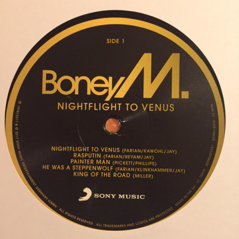 Boney M. - Nightflight To Venus (2017) [1LP]