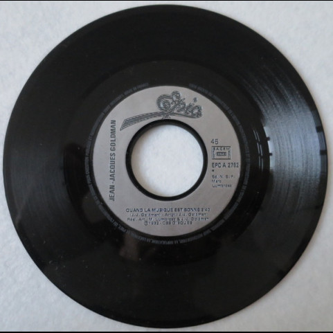 Jean-Jacques Goldman - Quand La Musique Est Bonne (1982) [7"]