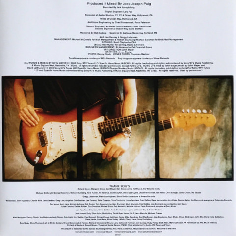 John Mayer - Heavier Things (2017) [1LP] 180g