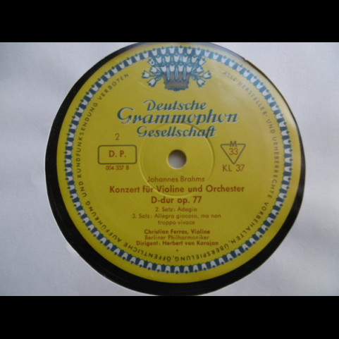 Johannes Brahms - Herbert von Karajan / Berliner Philharmoniker / Wiener Singverein / Gundula Janowitz / Eberhard Wächter / Christian Ferras - Die 4 Symphonien · Das Violinkonzert · Die Haydn-Variationen · Ein Deutsches Requiem (1964) [7LP] BOXSET