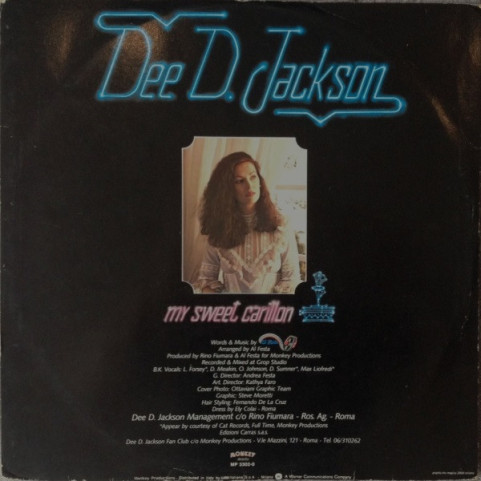 Dee D. Jackson - My Sweet Carillon (1984) [12"]