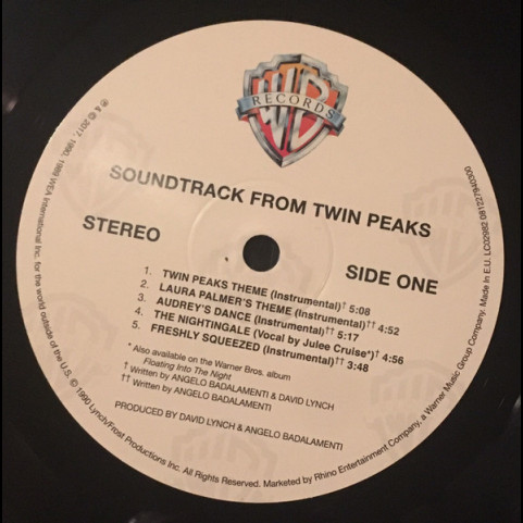 Angelo Badalamenti - Music From Twin Peaks (2017) [1LP]