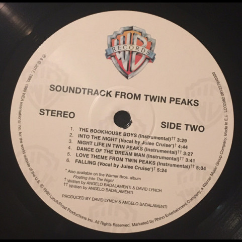 Angelo Badalamenti - Music From Twin Peaks (2017) [1LP]