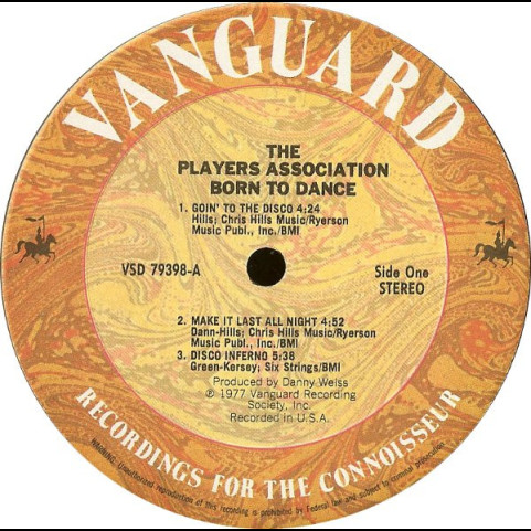 Players Association, The - Born To Dance (1977) [1LP]