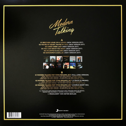 Modern Talking - Back For Gold - The New Versions (2017) [1LP]