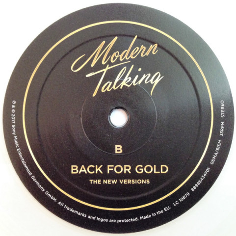 Modern Talking - Back For Gold - The New Versions (2017) [1LP]