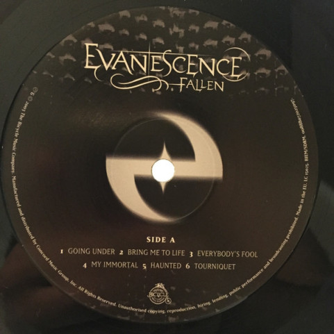 Evanescence - Fallen (2017) [1LP] 180g